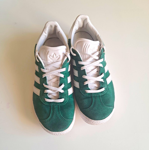 Adidas gazelle green white - adidas, green/white