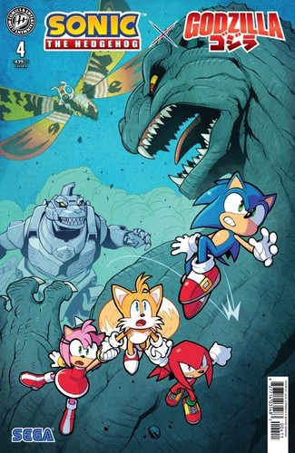 Sonic the hedgehog godzilla - the, x