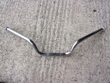 CUSTOM CRUISER RETRO - MEDIUM/HIGH BARS HANDLEBARS 1" 25mm CHROME WITH ENDS