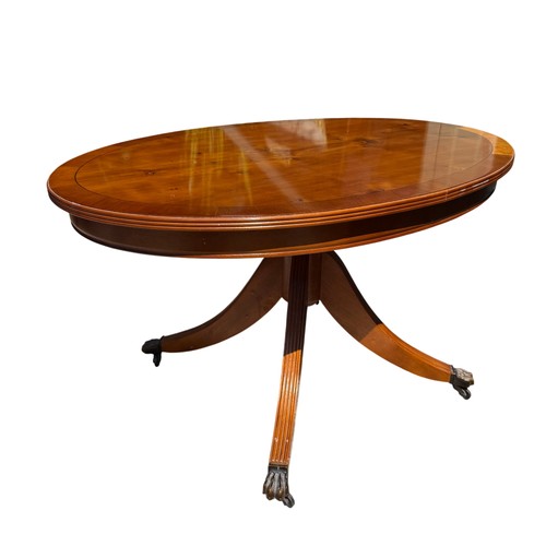 Vintage oval pedestal coffee - oval,