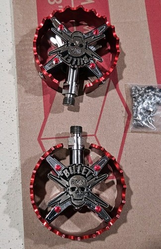 Billet bmx skull chrome - chrome, pro