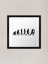 Evolution Of Cricket Framed