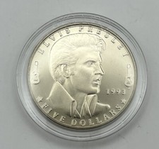 Elvis Presley 1993 Marshall Islands Five Dollars Coin