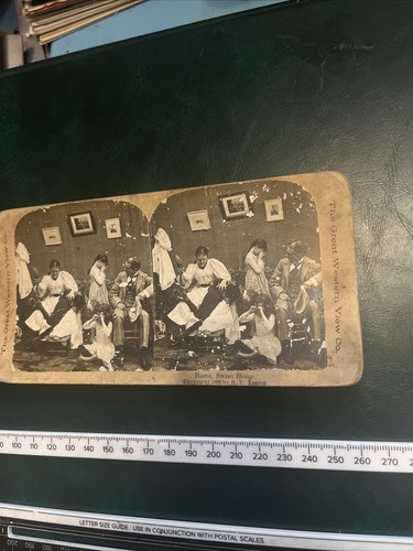 Stereo photo 1899 home sweet - photo,