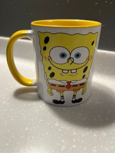 Sponge bob inspired mug - sponge,