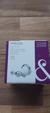 Brand New Timeless design robe hook (white ceramic & chrome effect)