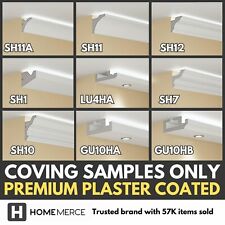 COVING CORNICE PLASTER COATED LED Lighting Lightweight Uplighter - WALL- SAMPLES