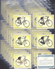 RALEIGH-FULL SET- RALEIGH THE ALL STEEL BICYCLE 1957 (L48 CARDS) EXCELLENT