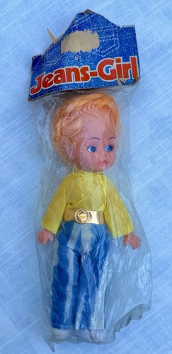Vintage jeans girl - jeans, blue