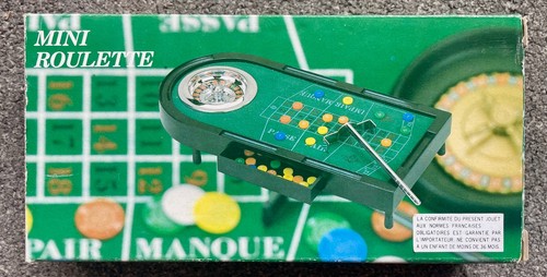 Vintage mini roulette tabletop - vintage,