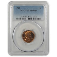 1930 Lincoln Wheat Cent MS 66