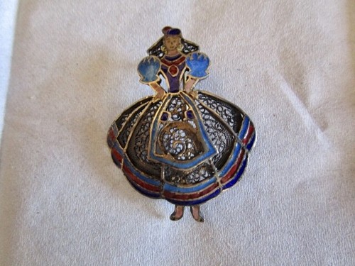Colorful young girl pin - ,