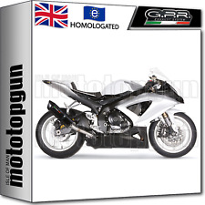 GPR EXHAUST HOM FURORE BLACK SUZUKI GSX-R 600 K8 2008 08 2009 09 2010 10