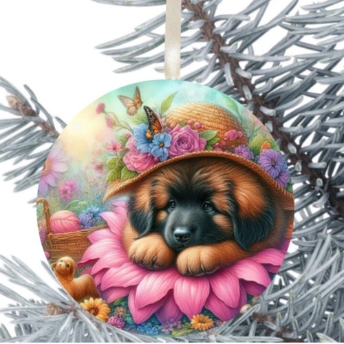 Leonberger dog hanging - hanging, bauble