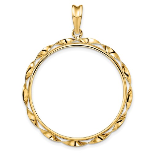 14k yellow gold folded - yellow,