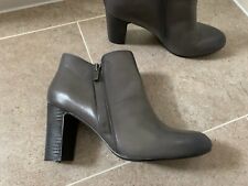 TU Sainsburys Premium Grey Leather Ankle boots RRP £50.00
