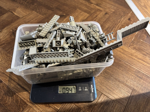 Lego grey bulk lot bricks - lego,