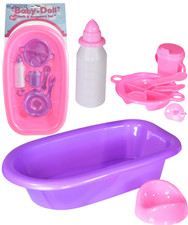 Baby Doll Bath Feeding Set