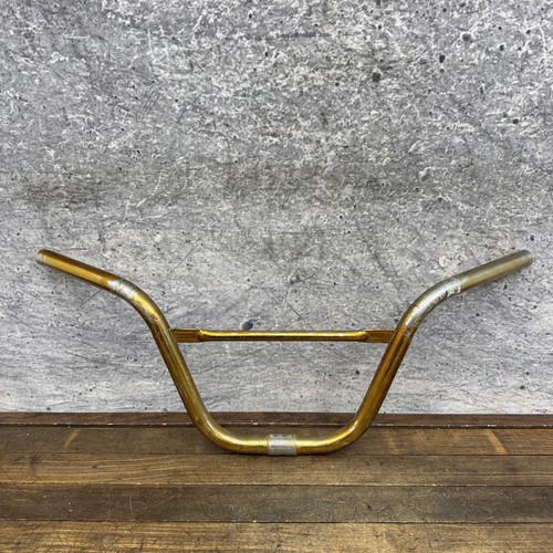 Vintage bmx handlebars gold - handlebars,