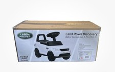 Land Rover Discovery 6V Kids Electric Ride On Car Toy SV21393F White Battery Op