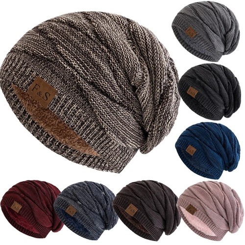 Unisex slouchy winter hats fur - unisex,