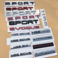 SPORT Emblem for Land Range Rover SV Autobiography Discovery HSE SCV6 SDV6