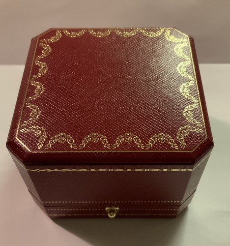 Empty cartier ring box red - box,