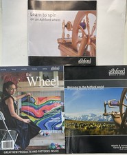 Ashford Spinning Wheel Learn to Spin Book + The Wheel Magazine Bundle Craft