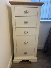  Modern tall Chest 5 Drawer Unit Storage Chest for Bedroom