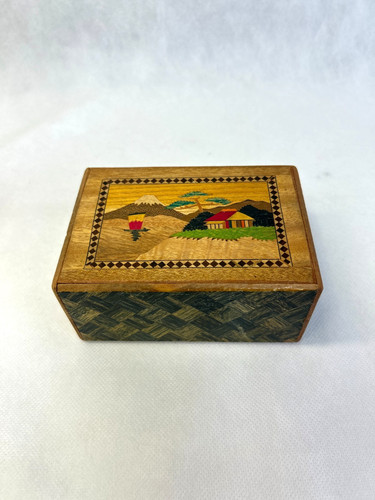 Vintage japanese wooden puzzle - vintage,