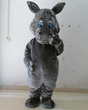 Adults Big Head Grey Hippo