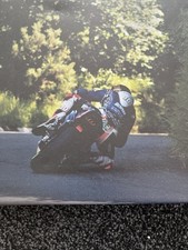 8x8 Canvas Of Peter Hickman During The 2017 Isle Of Man TT Races