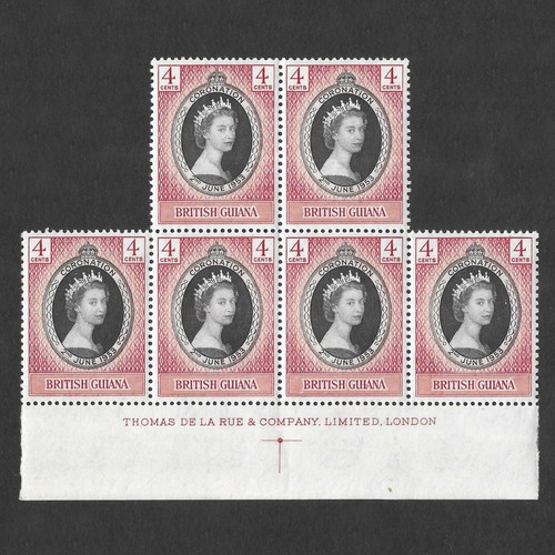 British guiana 1953 qeii - :,