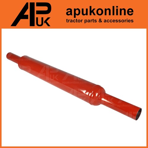 Red enamel exhaust silencer - red,