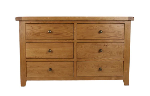 Oak drawer chest - oak, 6