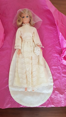 Vintage plastic doll bride - vintage,