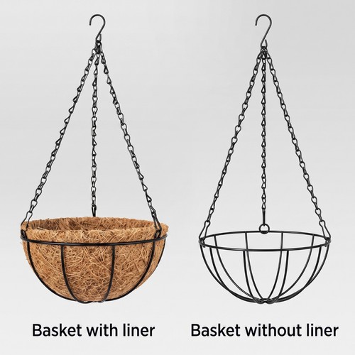 Metal wire hanging basket - hanging,