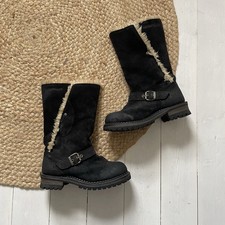 CAT Caterpillar Black Suede