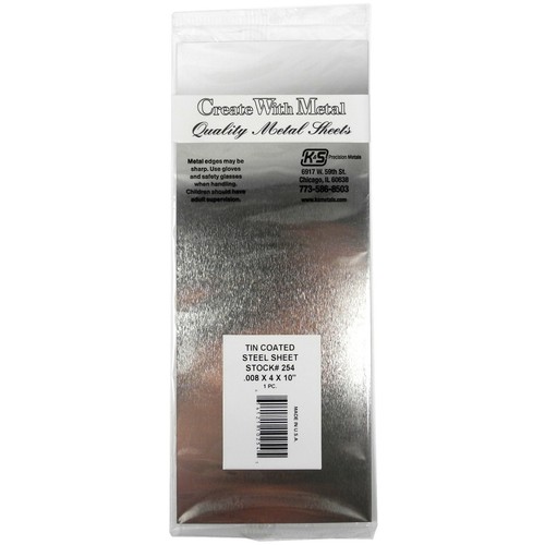 Tin sheet bright finish - sheet, .008