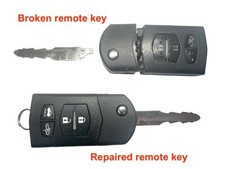 Repair service for Mazda MX5 4 button remote flip key 2005 - 2012