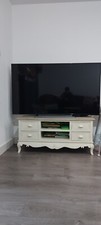 Shabby chic furniture TV Unit French Style Cream 