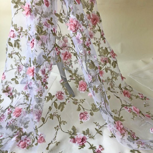 Chiffon flower organza - lace, by