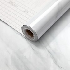 10M Self-Adhesive Kitchen Desk/Worktop Cover Vinyl Wrap Cupboard Marble Stickers