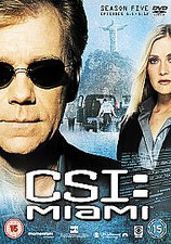 CSI Miami: Season 5 - Part 1 DVD (2008) David Caruso cert 15 3 discs Great Value