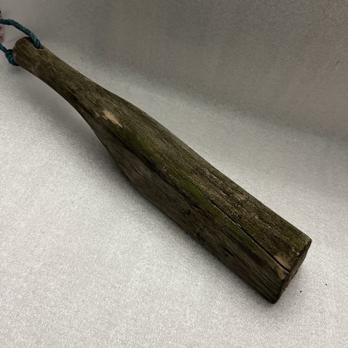 Vintage wooden lead dressing - lead,