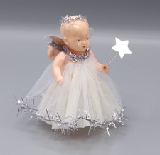 Victorian inspired Tiny Christmas Fairy Tree Topper - 7cm - K