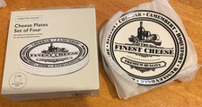 Set of 4 Porcelain Cheese