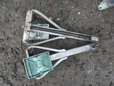 Pair of Caravan drop down jack legs, stabilisers 19 inch,corner steady's. ALKO..