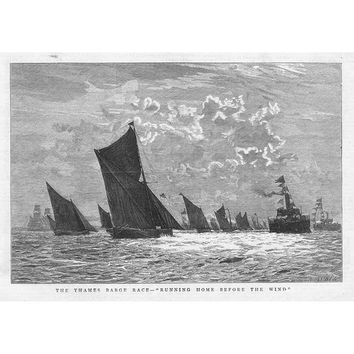 The thames barge race - the,