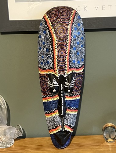 Hand carved wooden tribal - carved,